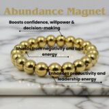 golden pyrite bracelet