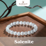 Natural Selenite Bracelet for Cleansing, Clarity & Spiritual Growth