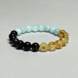 Natural Pisces Zodiac Bracelet for Intuition, Compassion & Emotional Balance
