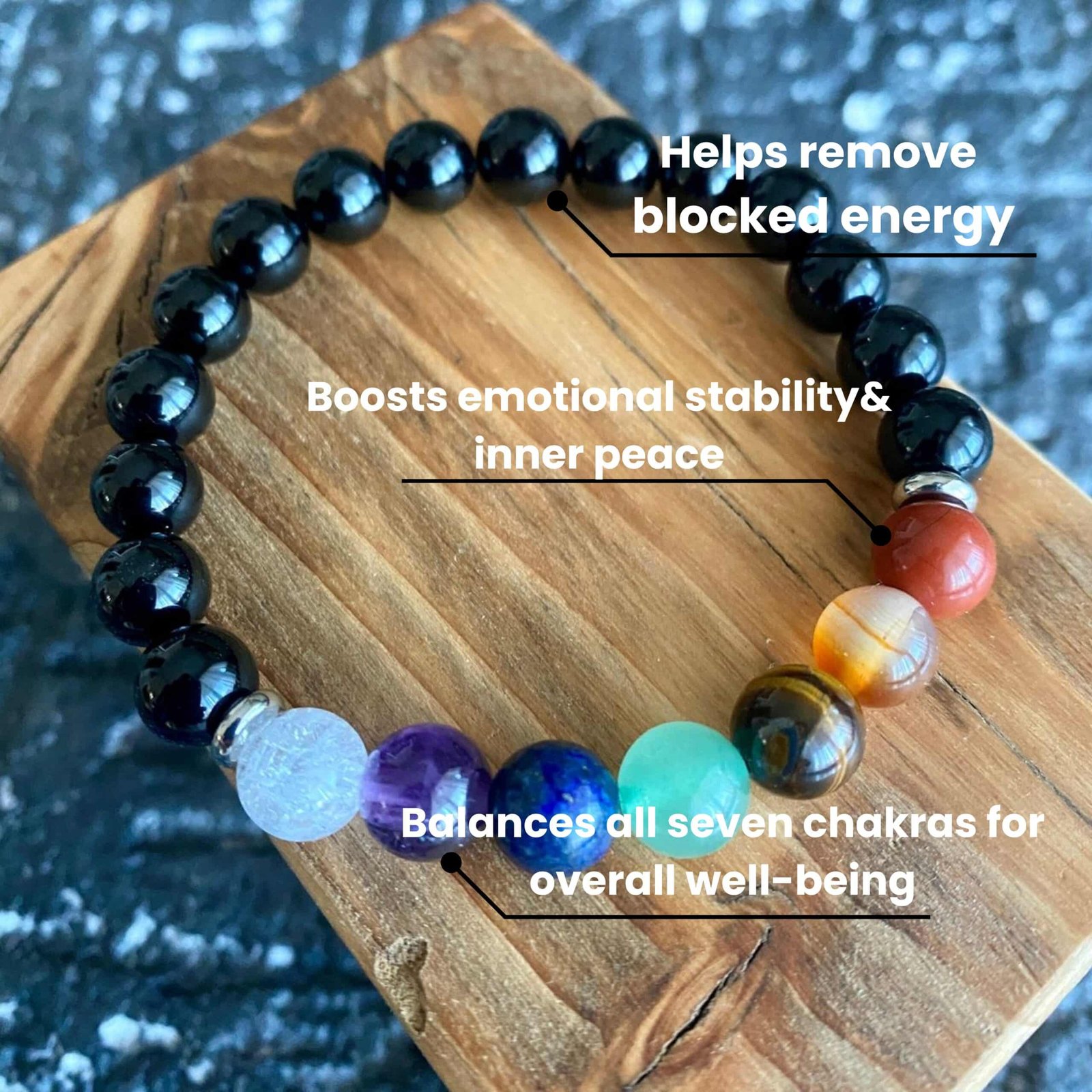 Authentic 7 Chakra Bracelet - Image 2