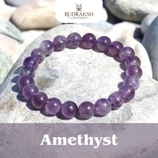 Amethyst Bracelet – Natural Crystal Bracelet for Peace, Protection & Spiritual Growth