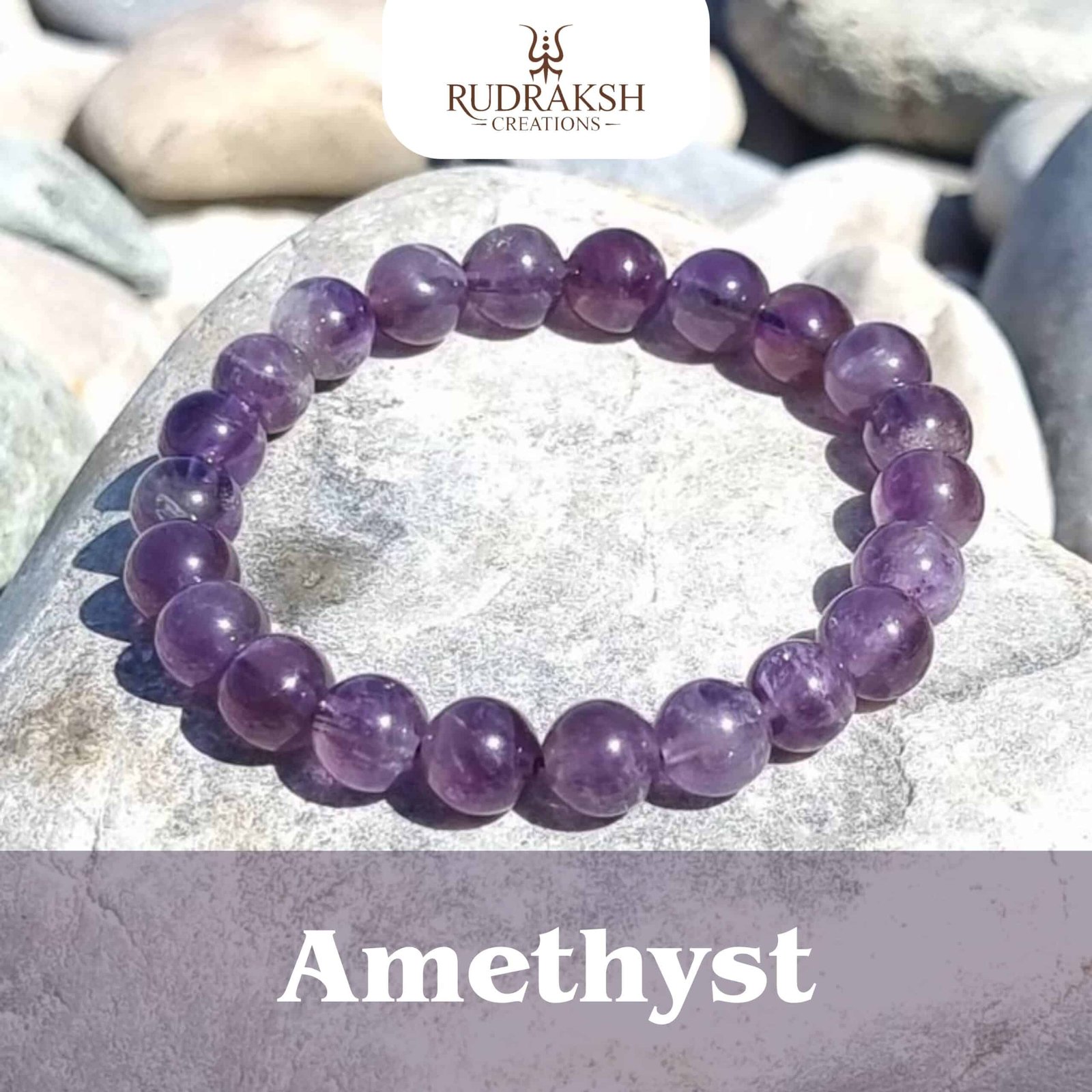 Amethyst Bracelet – Natural Crystal Bracelet for Peace, Protection & Spiritual Growth