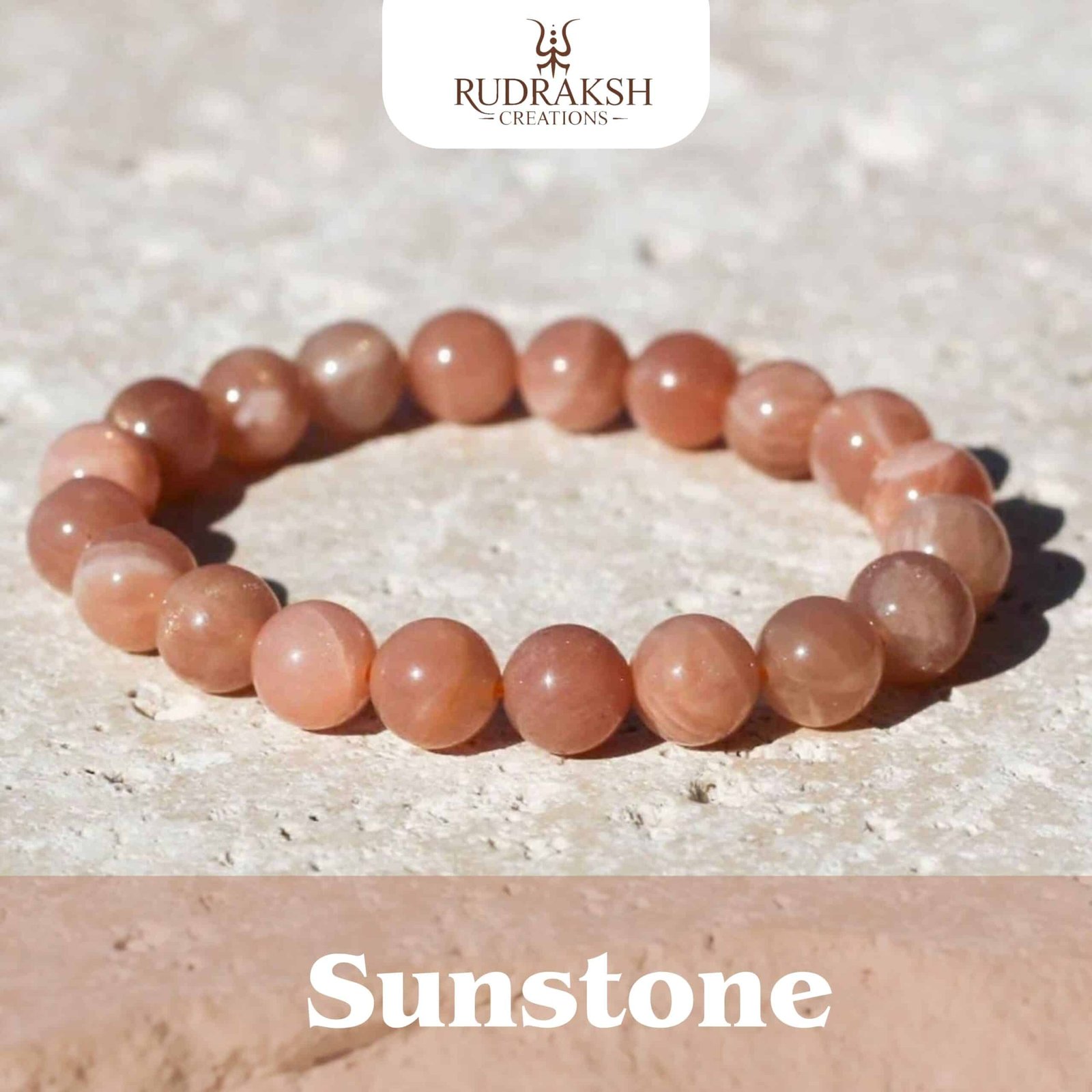 Natural Sunstone Bracelet for Positivity, Confidence & Vitality
