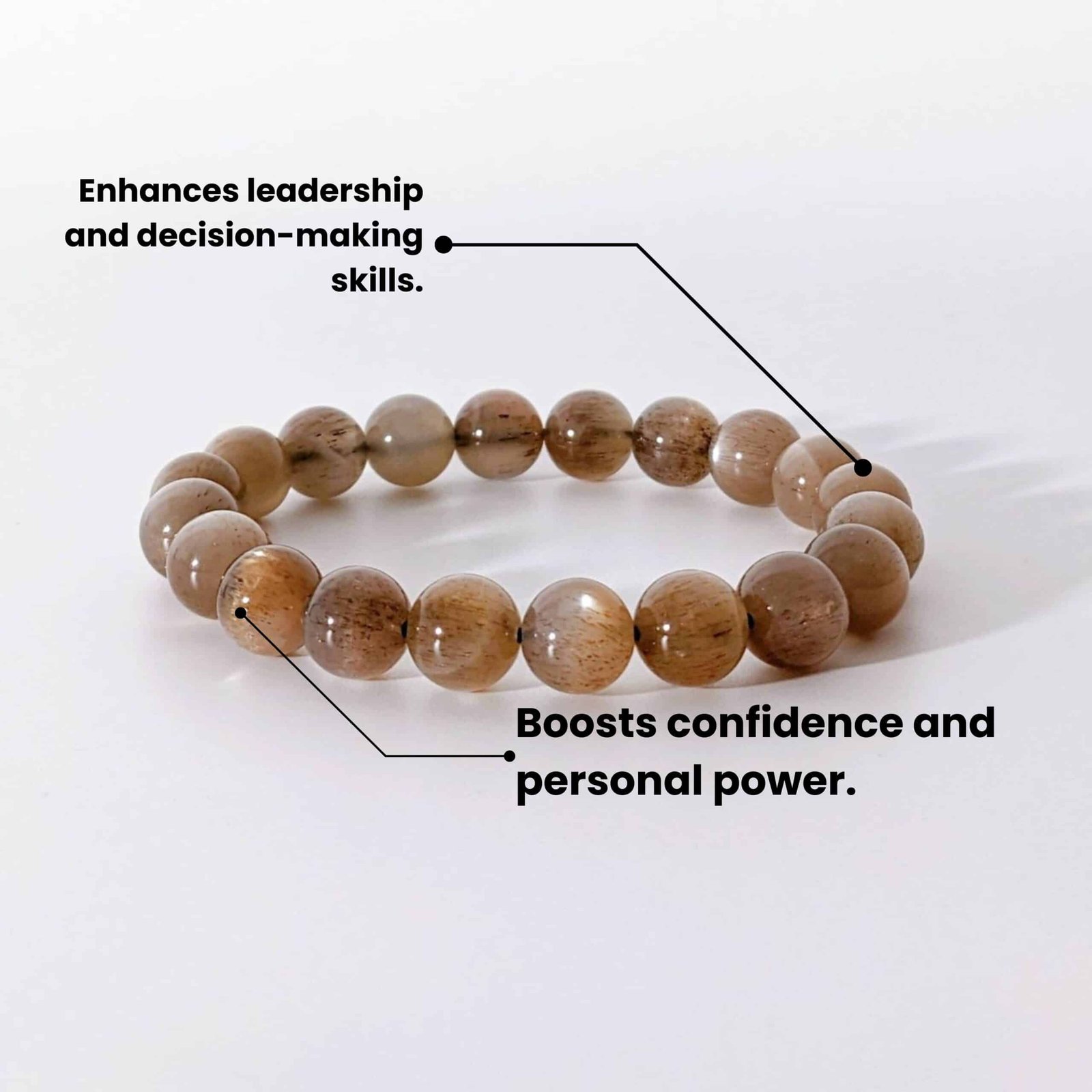 Natural Sunstone Bracelet for Positivity, Confidence & Vitality - Image 2