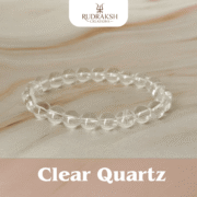 Natural Clear Quartz Bracelet for Healing, Clarity & Energy Amplification
