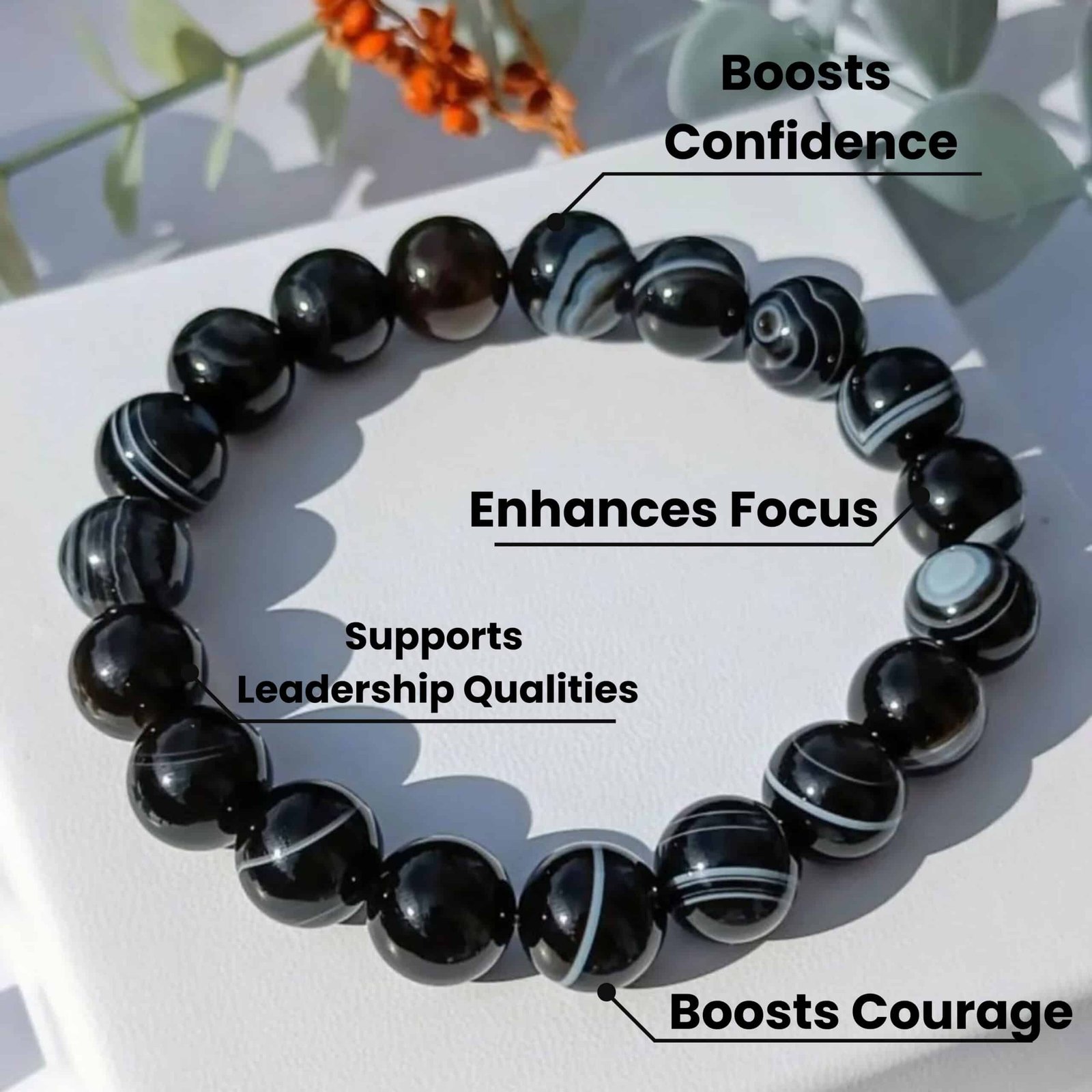 Natural Sulemani Hakik Bracelet for Protection, Positivity & Spiritual Energy - Image 6