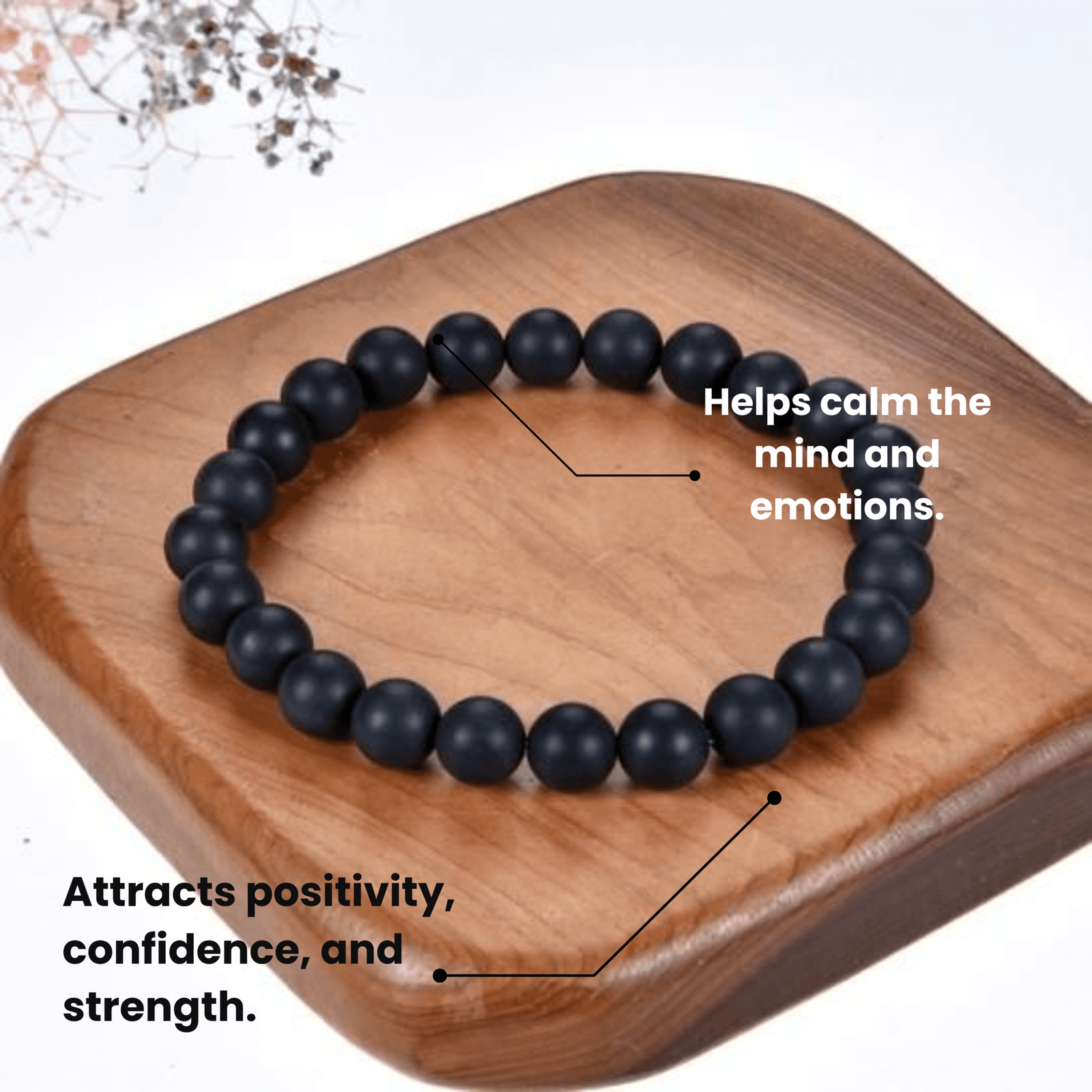 Natural Karungali Bracelet for Protection, Spiritual Energy & Positive Vibes - Image 5