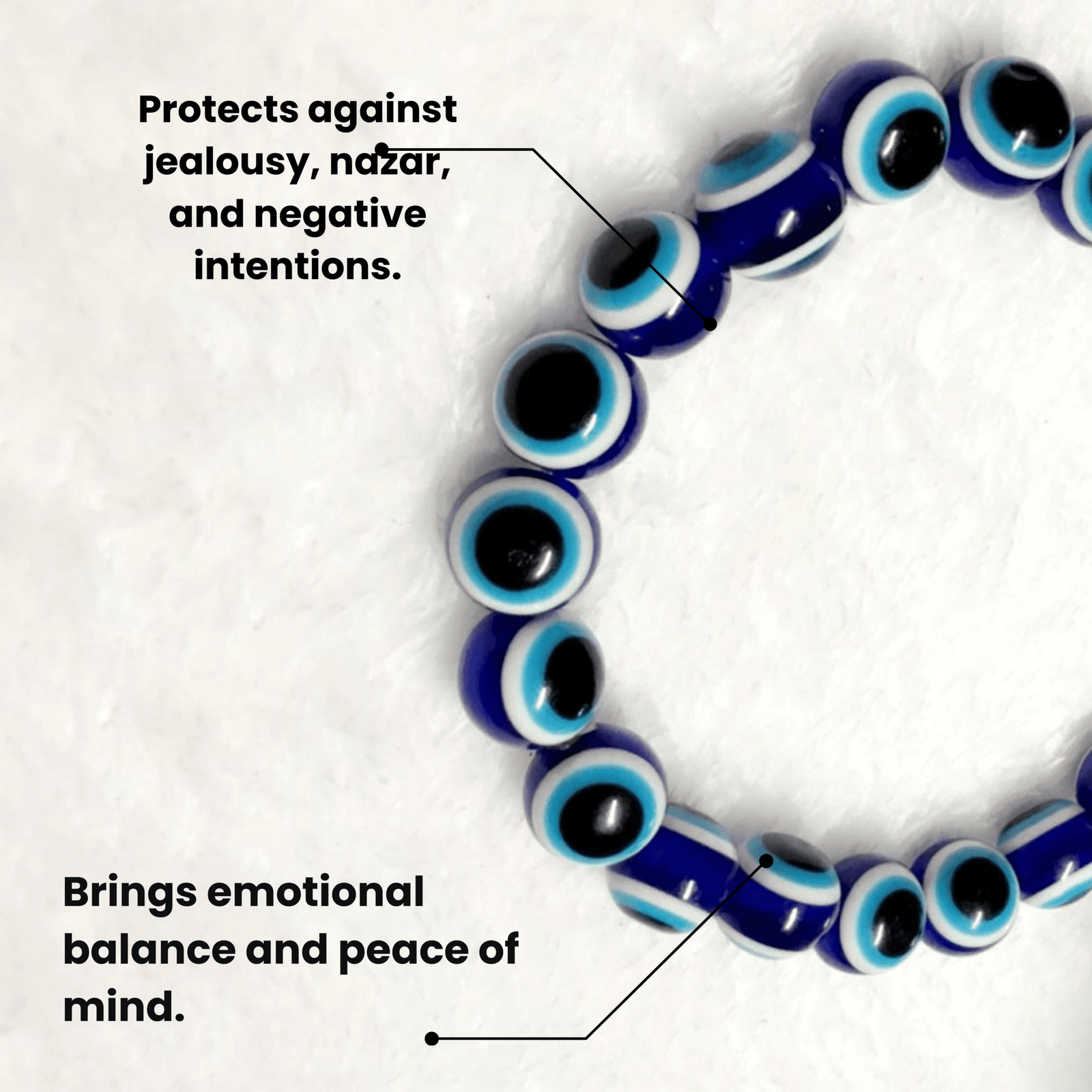 Evil Eye Bracelet for Negative Energy Shield & Good Luck - Image 3