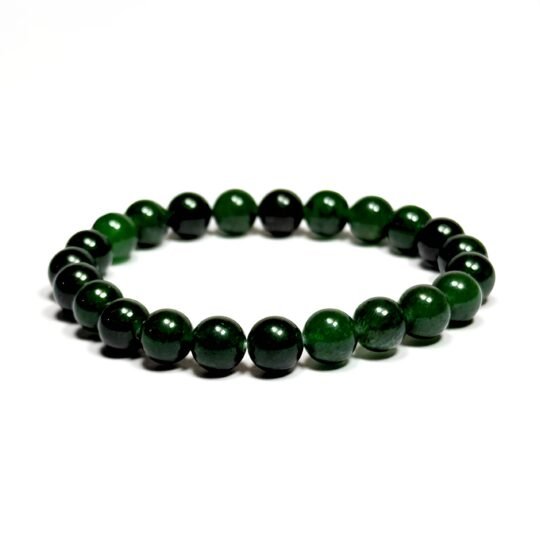 Natural Green Jade Bracelet for Luck, Harmony & Emotional Balance
