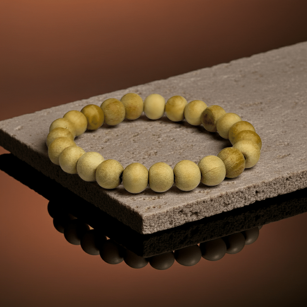 Tulsi Bracelet – Sacred Holy Basil Bracelet for Protection, Positivity & Spiritual Healing - Image 3