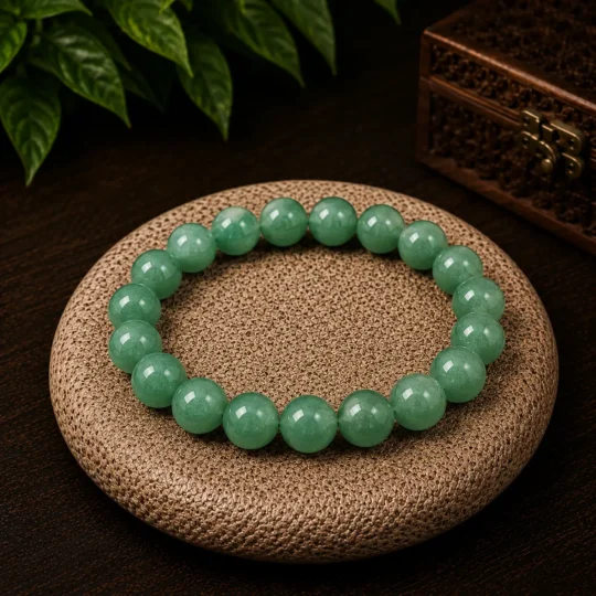 Natural Green Aventurine Bracelet for Luck, Prosperity & Emotional Healing
