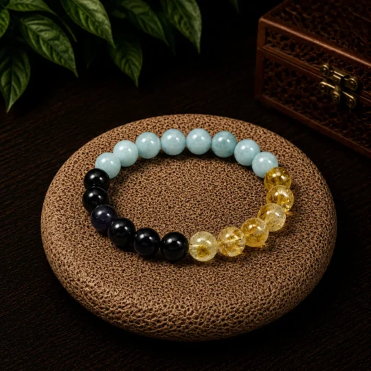 Natural Pisces Zodiac Bracelet