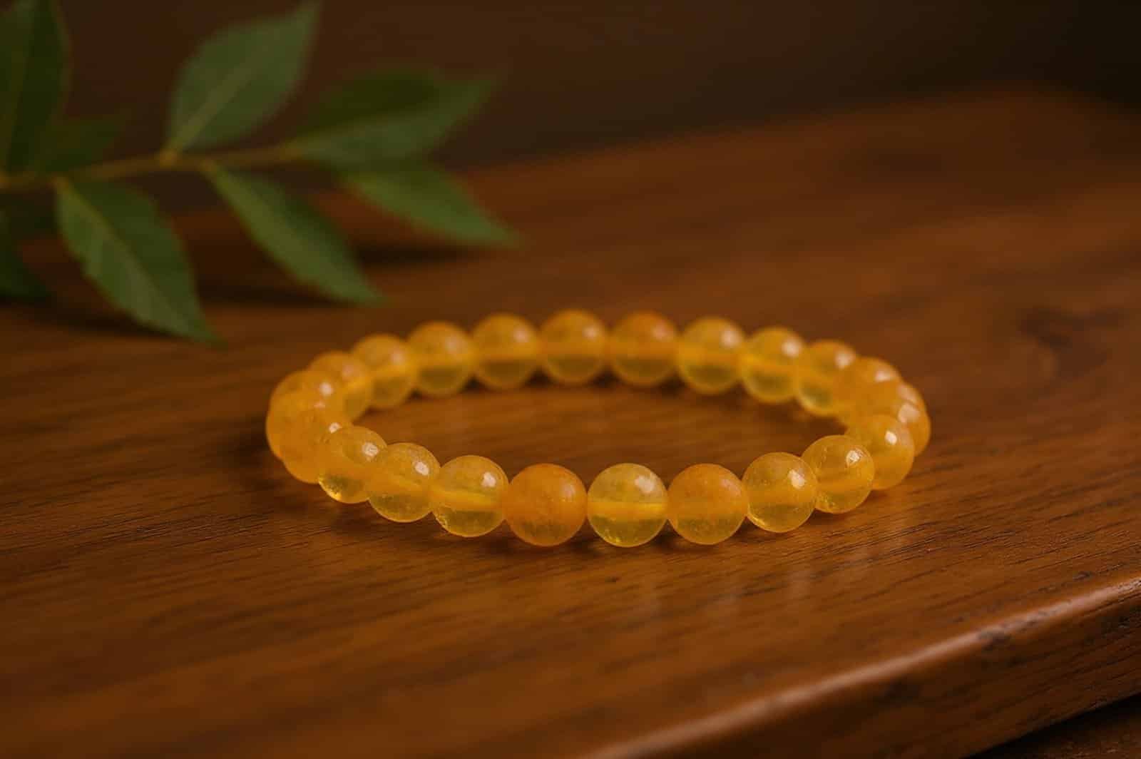 Yellow Selenite Bracelet