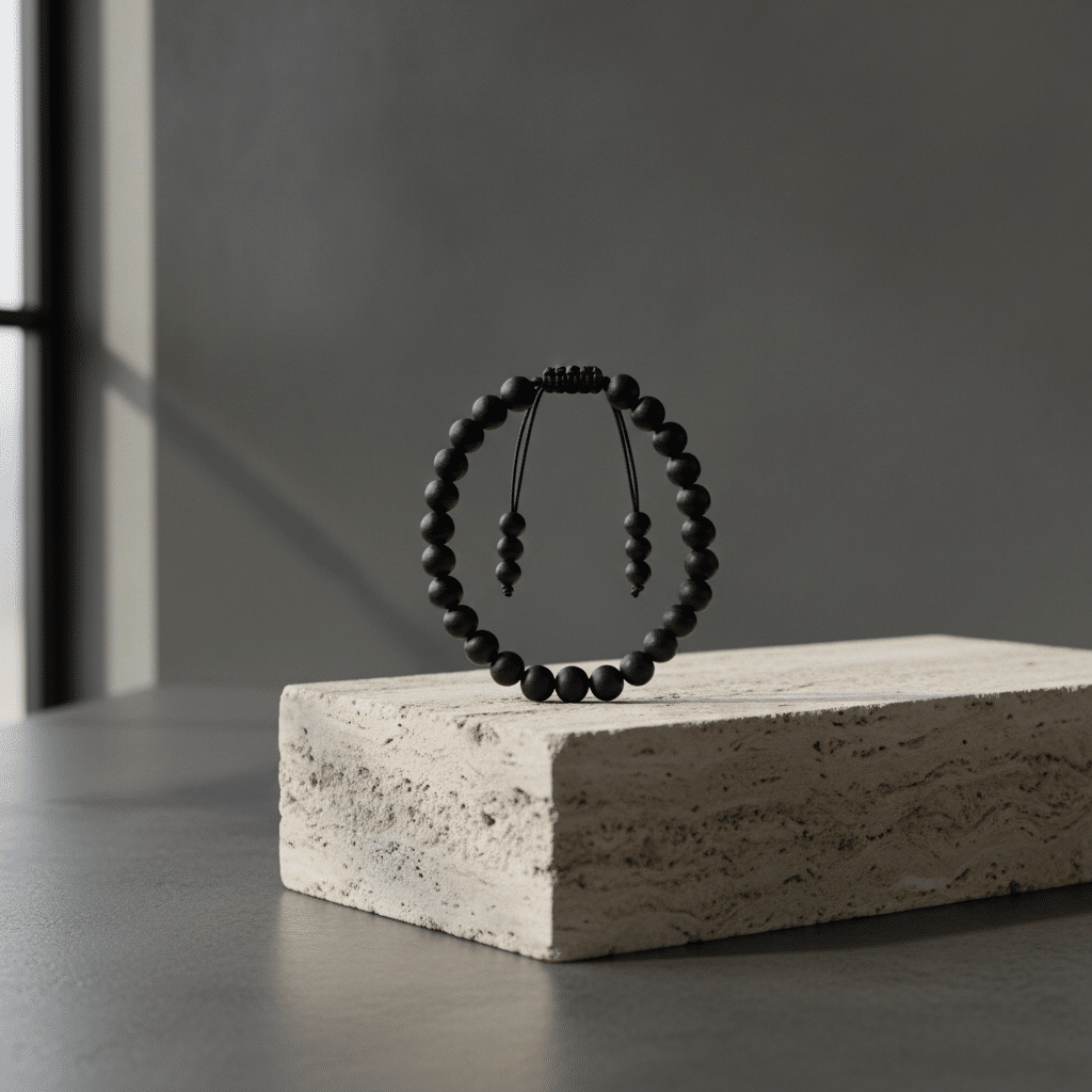 Natural Karungali Bracelet for Protection, Spiritual Energy & Positive Vibes - Image 3