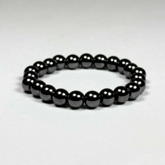 Natural Hematite Bracelet for Grounding, Protection & Mental Clarity
