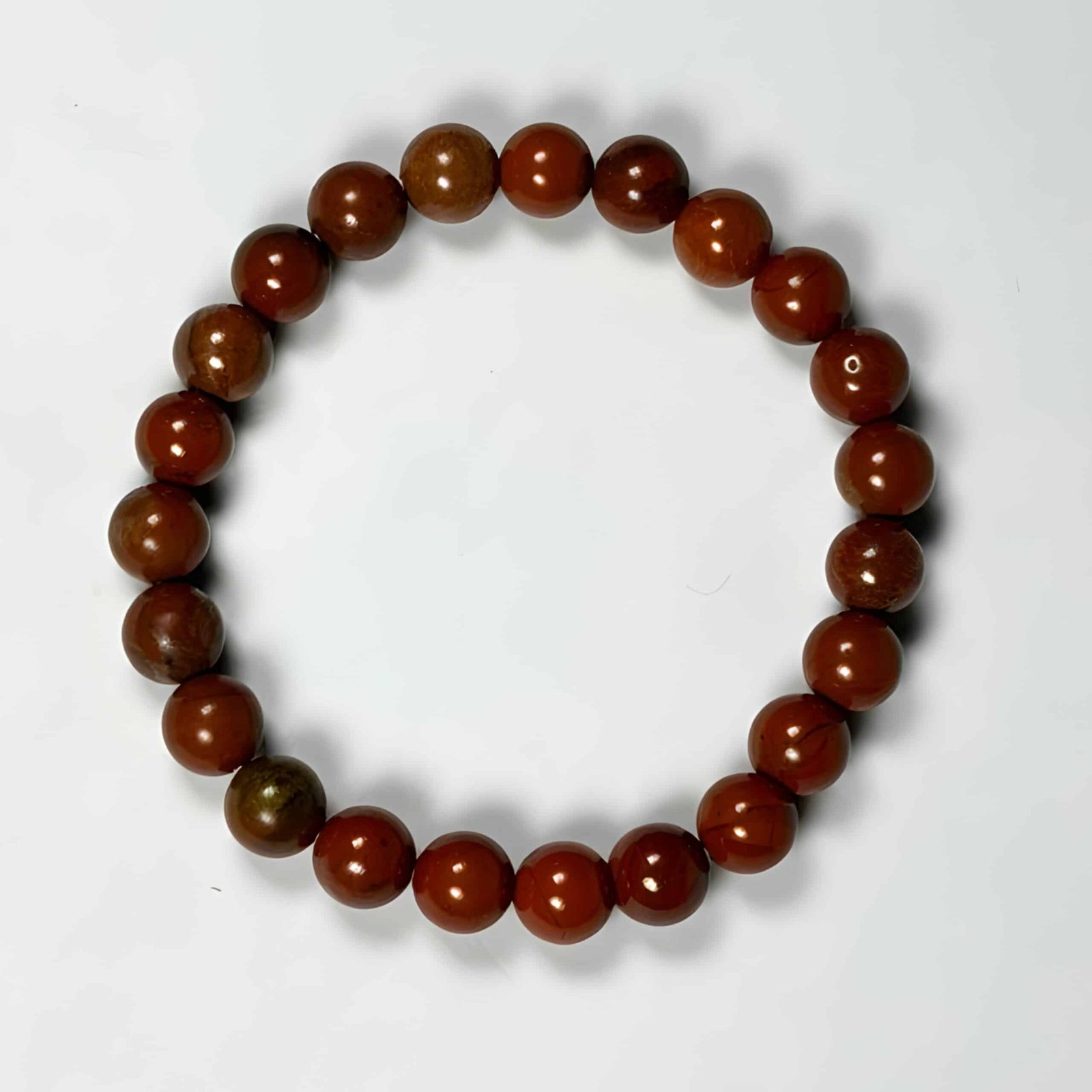 Natural Red Jasper Bracelet for Strength, Vitality & Grounding - Image 2